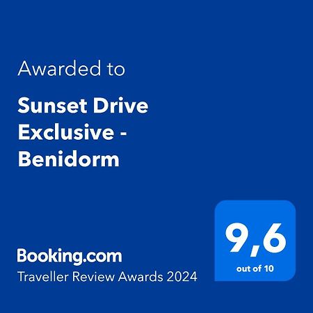 Sunset Drive Exclusive - Benidorm Lejlighed Eksteriør billede